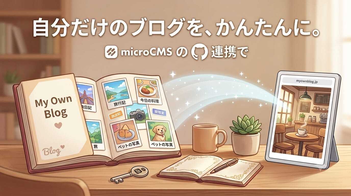 自社ドメイン（独自ドメイン）に無料でブログを追加した実例【microCMS×GitHub Actions】